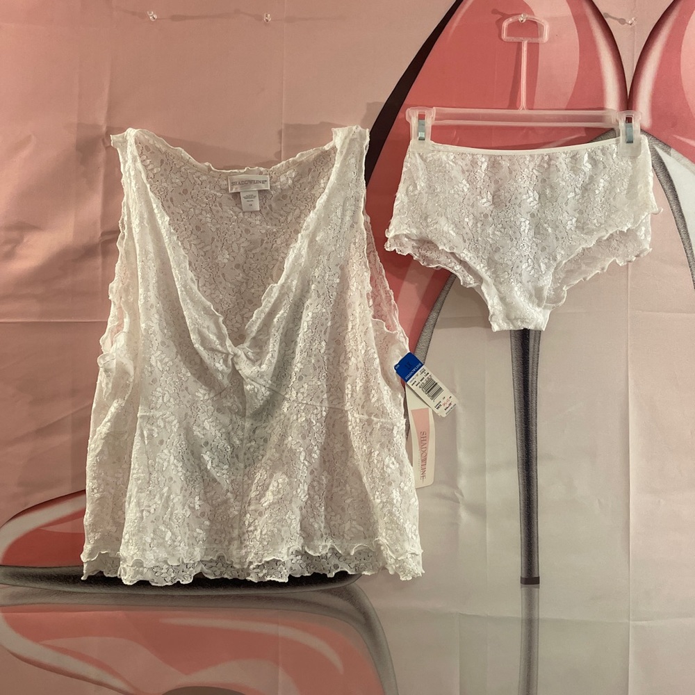 1X Lace Chemise with panties